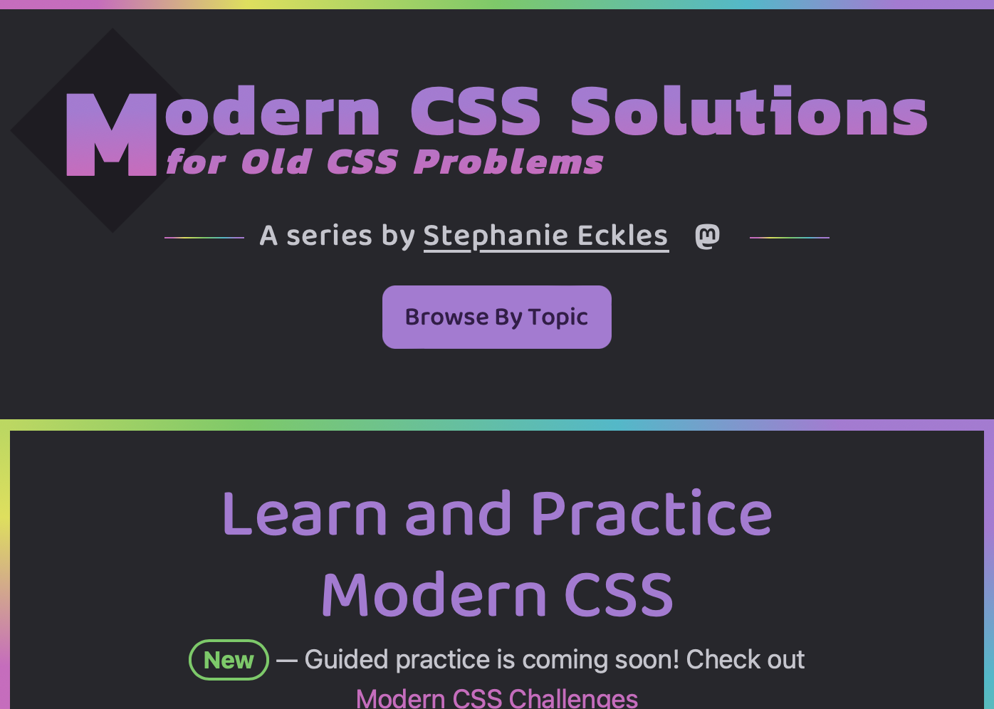 Modern CSS Solutions